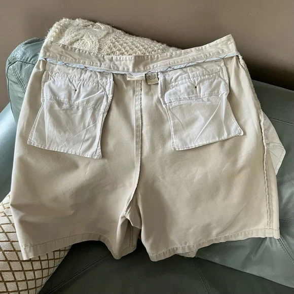 Mens PRESWICK & MOORE Cotton PLEATED Golf CASUAL SHORTS Size 36 - Picture 6 of 9